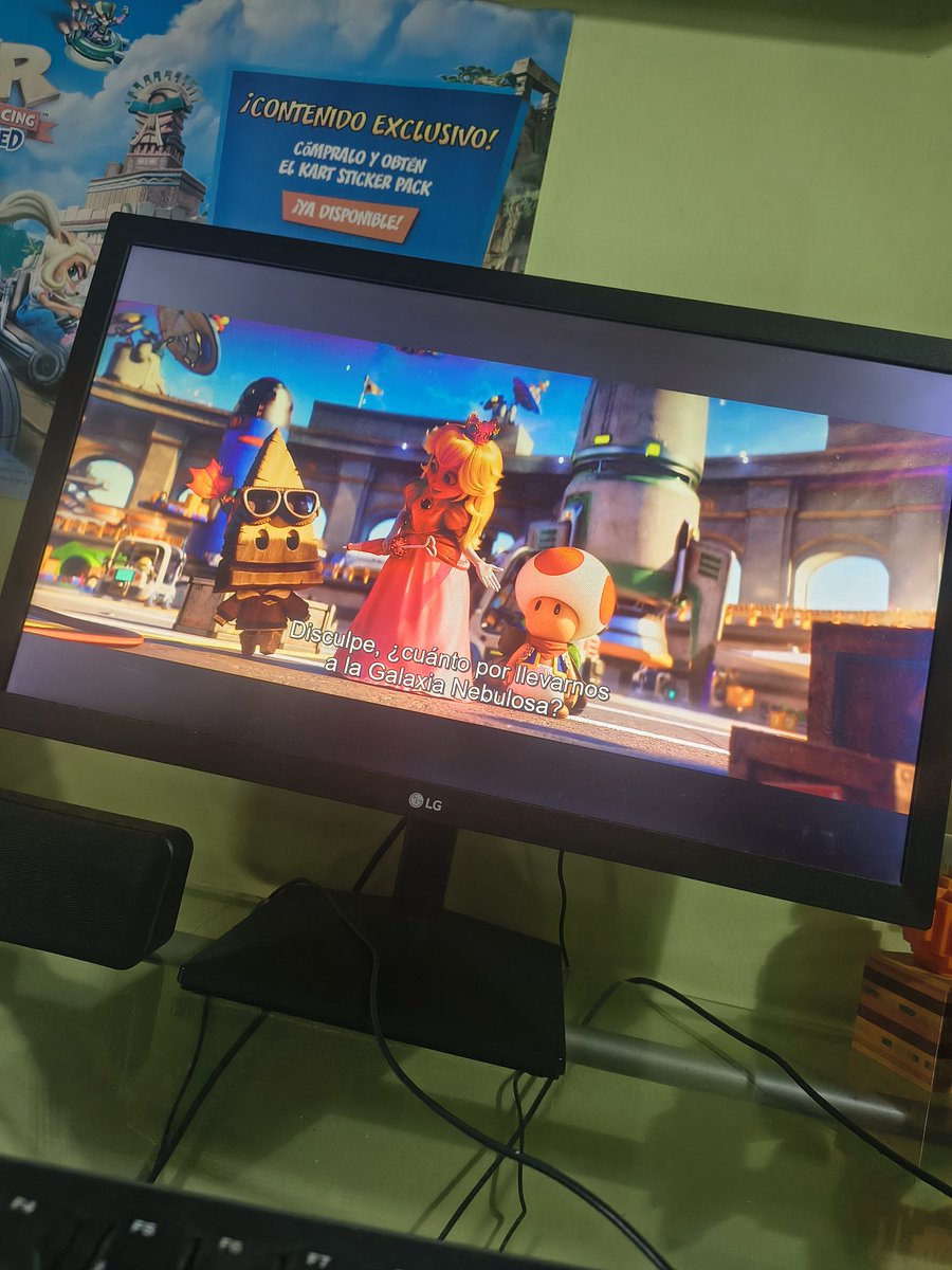 Alox2809's tweet photo. No sé cómo pero filtraron la película de Mario Galaxy en HD dx https://t.co/ztT3EHObKk