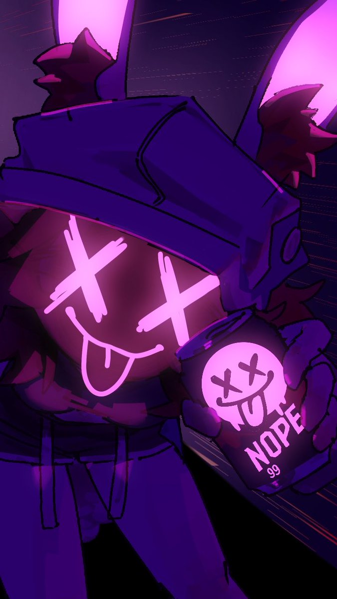 ryo_KIitigo's tweet image. 有罪炭酸NOPE×Scarlet bunny!!!
 #イラスト  #fnfmod