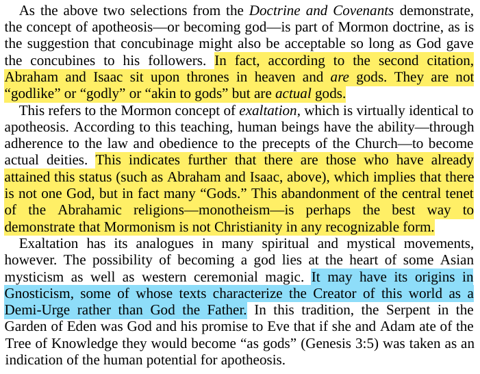toxictiramisu's tweet image. Mormonism teaches that we existed as spirits before birth, passed through a "veil of forgetfulness" to enter mortal life, then after death and resurrection, the faithful can become gods in the highest heaven. For Mormons, this implies multiple gods rather than a single one.