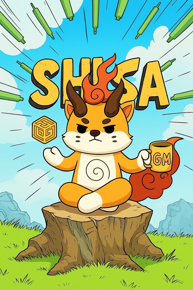 GM #BNBCHAIN

$SHISA to valhalla in this story. Just believe narrative and potential of in #memecoin world. Shisa is originally gem.