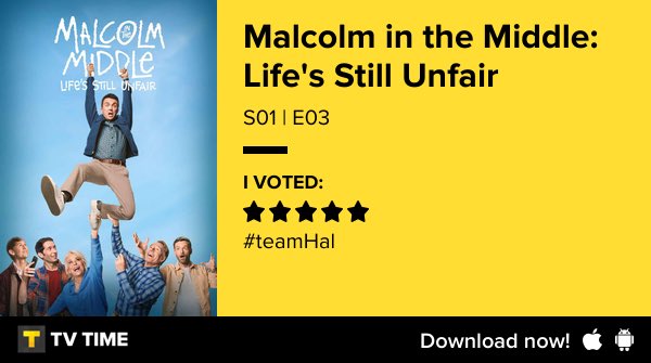 JBJblaze's tweet image. I've just watched Malcolm in the Middle: Life's Still Unfair S01 | E03: Episode Three! #MalcolmInTheMiddle #tvtime