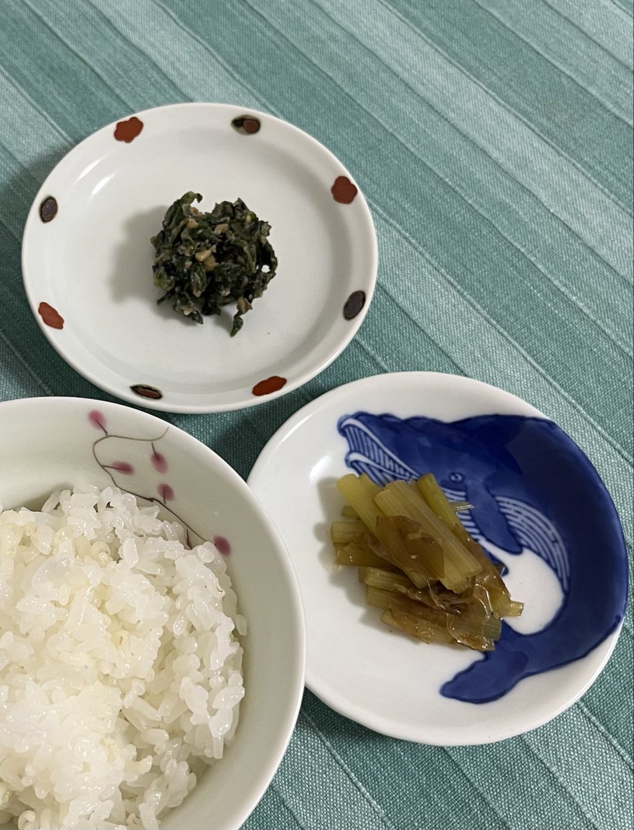 ふきを頂いたので土佐煮にして、葉はふき味噌にしました