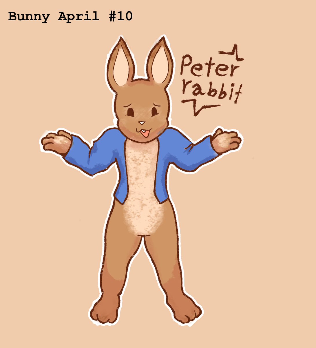 KatSaiCin's tweet image. #BunnyApril #10 Peter Rabbit.