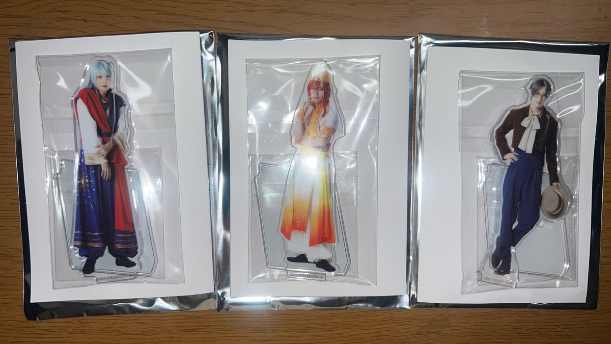 akanyanke's tweet photo. 交換募集　ドラマティカ　ランダムグッズ
アクスタ　アクリルスタンド

▶︎譲
渉.夏目.敬人　ネガティー.アラジン.ドロシー

▶︎求
北斗.凪砂　トト＞アングリー＞定価

交換決まり次第定価譲渡可能です

👤本日11日（土）ソワレ前後手渡しのみ

よろしくお願いいたします。 https://t.co/7MWkbdKlvd