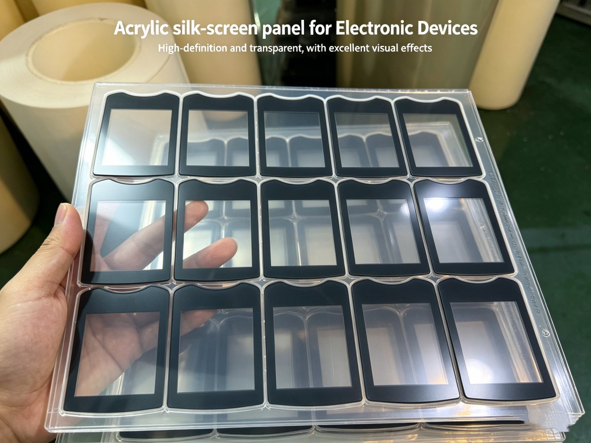 fang_liu52321's tweet image. Crystal Clear Transparent PMMA. High light transmittance, crystal clear, perfect for indicator windows and display areas.

Smoked Brown Tinted Acrylic. Uniform color, excellent light-shielding &amp;amp; light-transmission effect, soft and non-glare.
#Acrylicpanel #silkscreen #panel