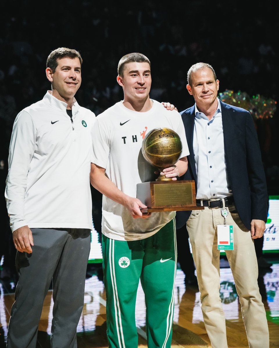Congratulations Payton on being named the recipient of the 2026 Red Auerbach Award 🏆☘️ 

Thank you for exemplifying the spirit of what it means to be a Celtic through exceptional performance on and off the court.