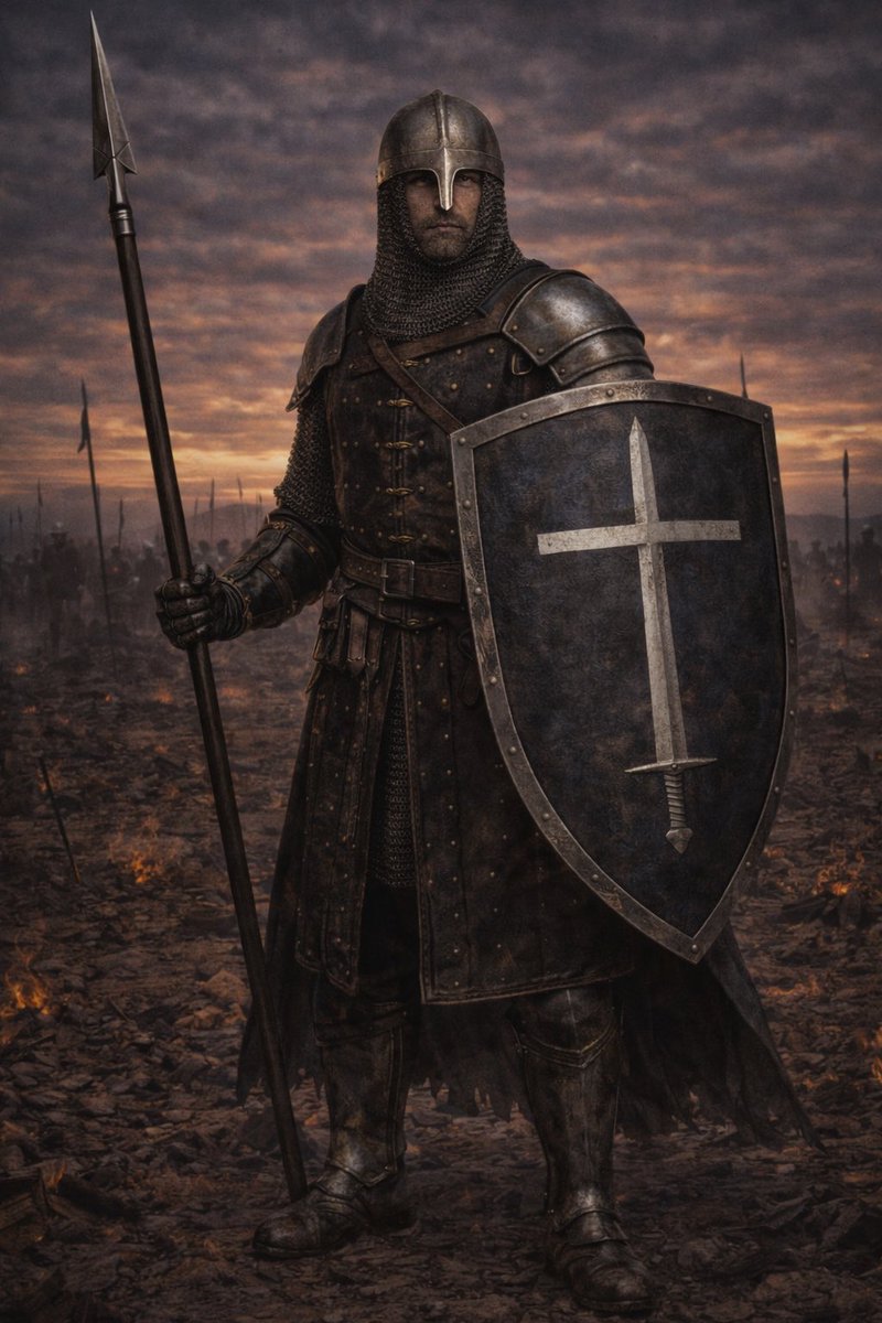 ITelegrafi's tweet image. Company of Saint Marrec Merrican Templar (Swordsman, Spearman, Crossbowman), Templar Initiate. #knight #templar #medieval