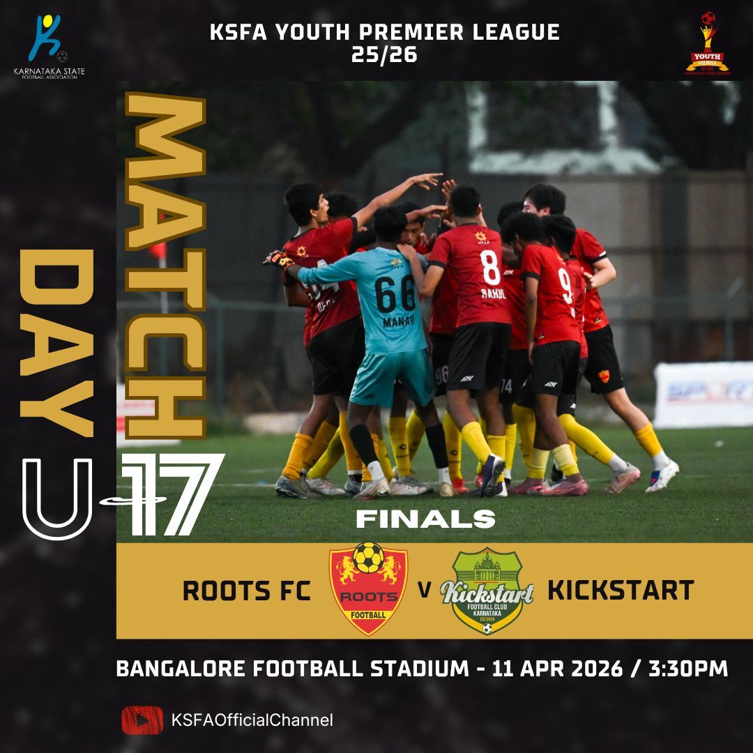 FINALS DAY! 🏆

Our U17 boys are ready to take on Kickstart in the U17 KSFA YPL Finals! 
Come cheer for our boys! 🔴🟡

#RootsFC #KSFAYPL #Finals #RootsYouth