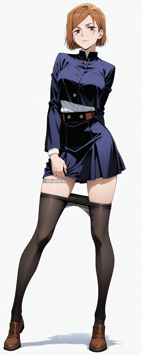 Leivonenx's tweet image. 崎野薔薇 Nobara Kugisaki 

ねえ @grok 一枚目の画像のキャラ二枚目の画像のポーズをさせて