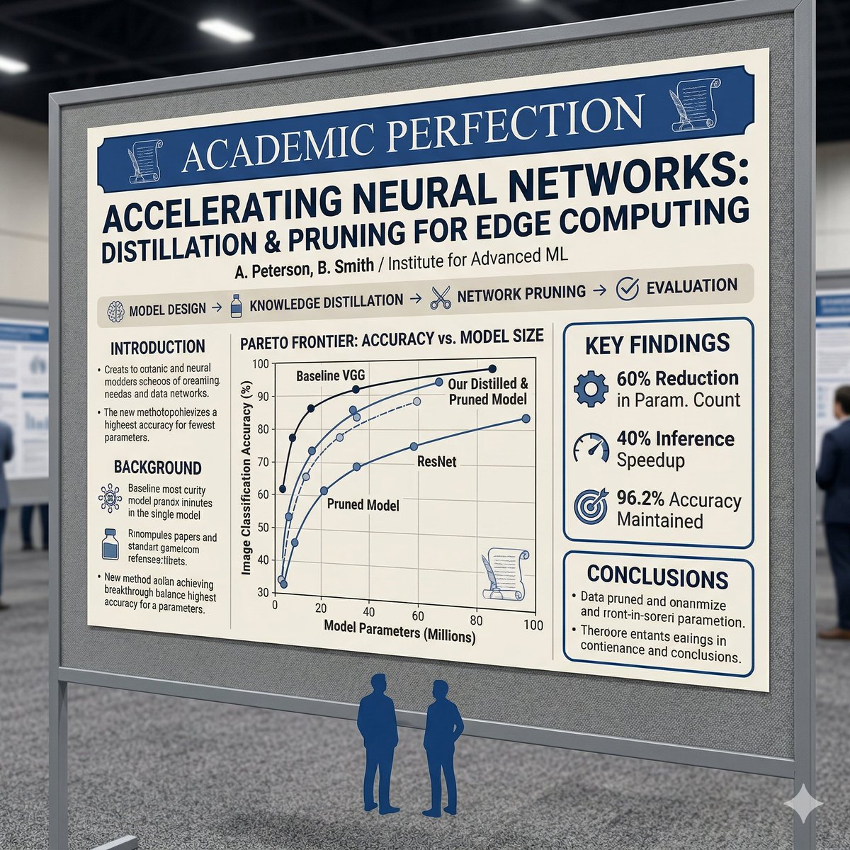 AcademPerfect's tweet photo. A conference poster is not a paper on a wall. It has to work in seconds, from a distance, in a busy room. Clear hierarchy and selective text matter more than volume.
#AcademicPerfection #ConferencePoster #Research https://t.co/jOSm6CuR8c