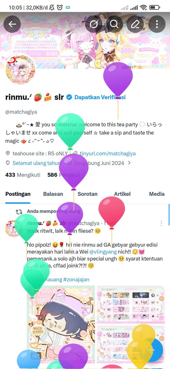 RINMU WEEK .ᐟ 🎂🎈🎉 tweet media