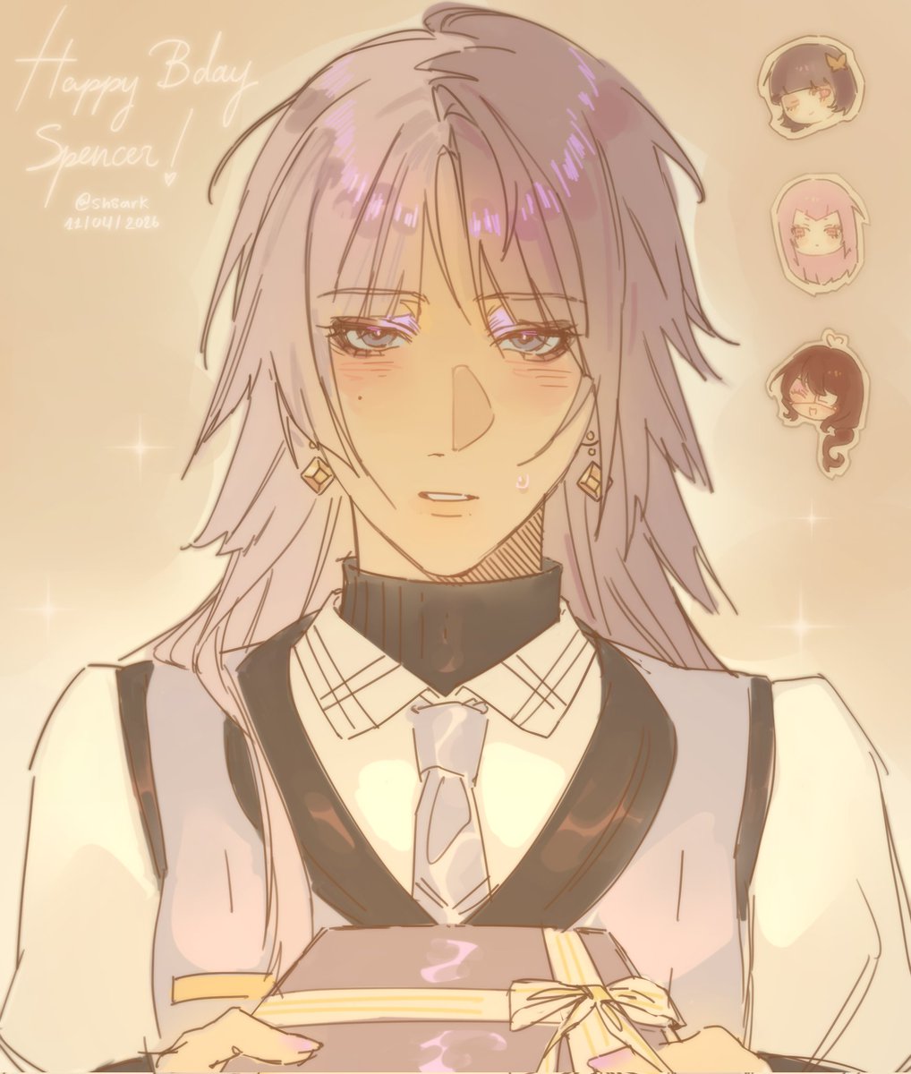 sh8ark's tweet image. happy birthday spency 🥹🥹✌️✌️@iatesig

#bsd #sigma