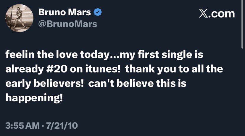 circelandia_'s tweet image. 2010                                                                                    2026

HIStory was made
#brunomars