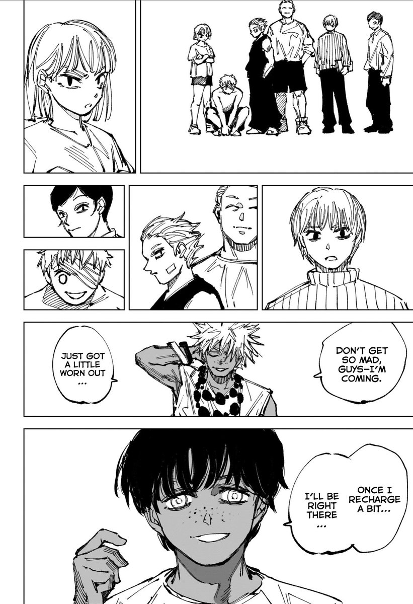 shinaspace's tweet photo. #sakamotodays255 #sakamotodays #scanlation #spoilers
Please find the scanlation of the new Chapter 255, which has already been done by someone else. I apologise for not being able to translate it manually into text due to in-real-life reasons. However, I believe the translation I would provide would be similar to that of a fan scanlation because I checked that the thought are just the same.
But I encourage everyone to please support official English release once it’s available.
Sakamoto Days 255 Fan Scanlation:
https://t.co/VDXp44cltw