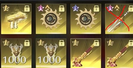 マネーガン完凸600円

輪11凸700円、完凸1500円

盾完凸500円

ガトリング完凸500円

#ペニンシュラ販売 #ペニンシュラ 
#荒野行動