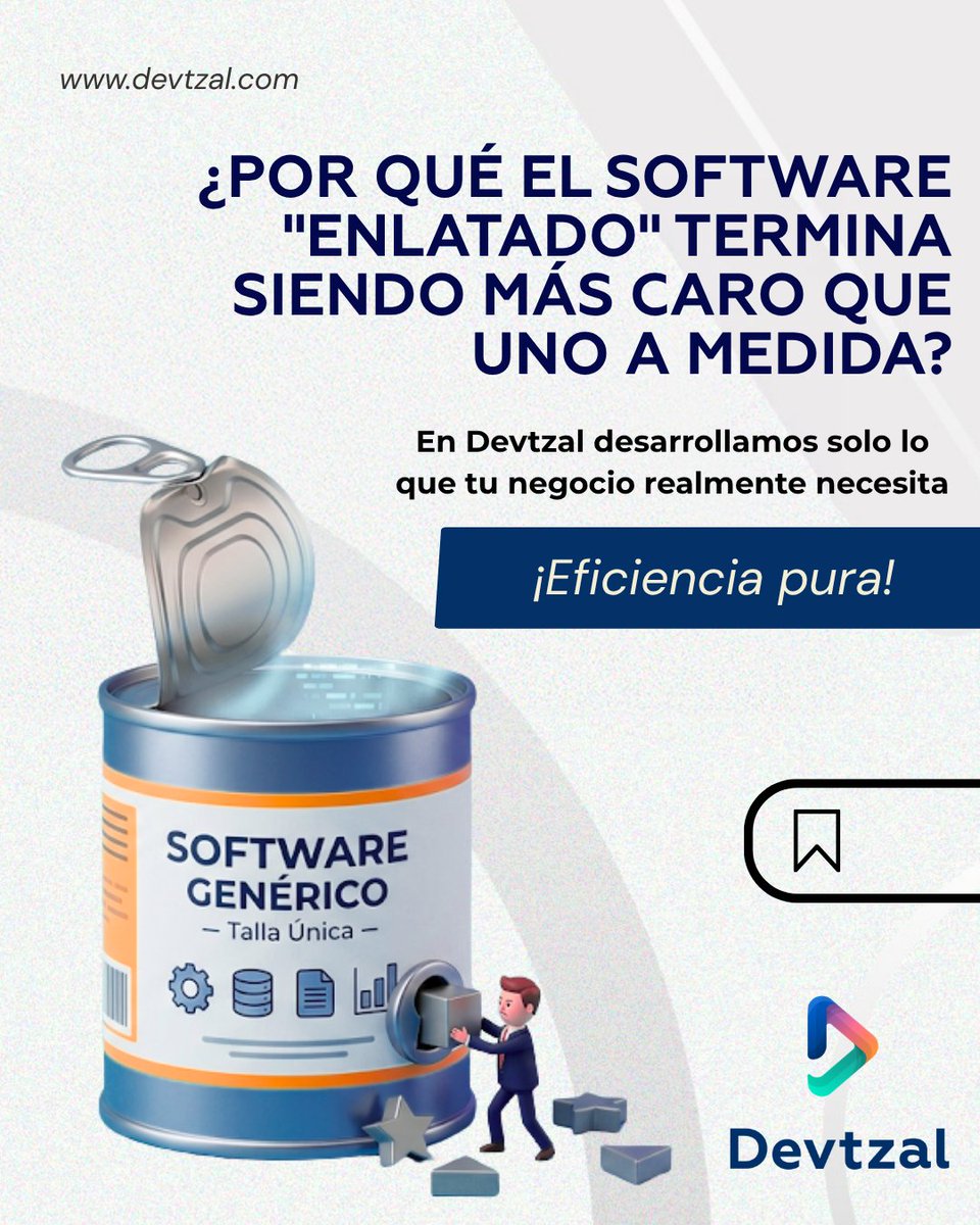 devtzal's tweet photo. ¿Tu software es una herramienta o un "alquiler infinito"? 🤔

Deja de pagar licencias eternas y funciones que no usas. En Devtzal creamos software artesanal:

✅ Activo propio, no gasto. ✅ Adaptado a tu proceso. ✅ Sin muros técnicos.

https://t.co/DDFizf5nVt https://t.co/DbG2XwlN1S