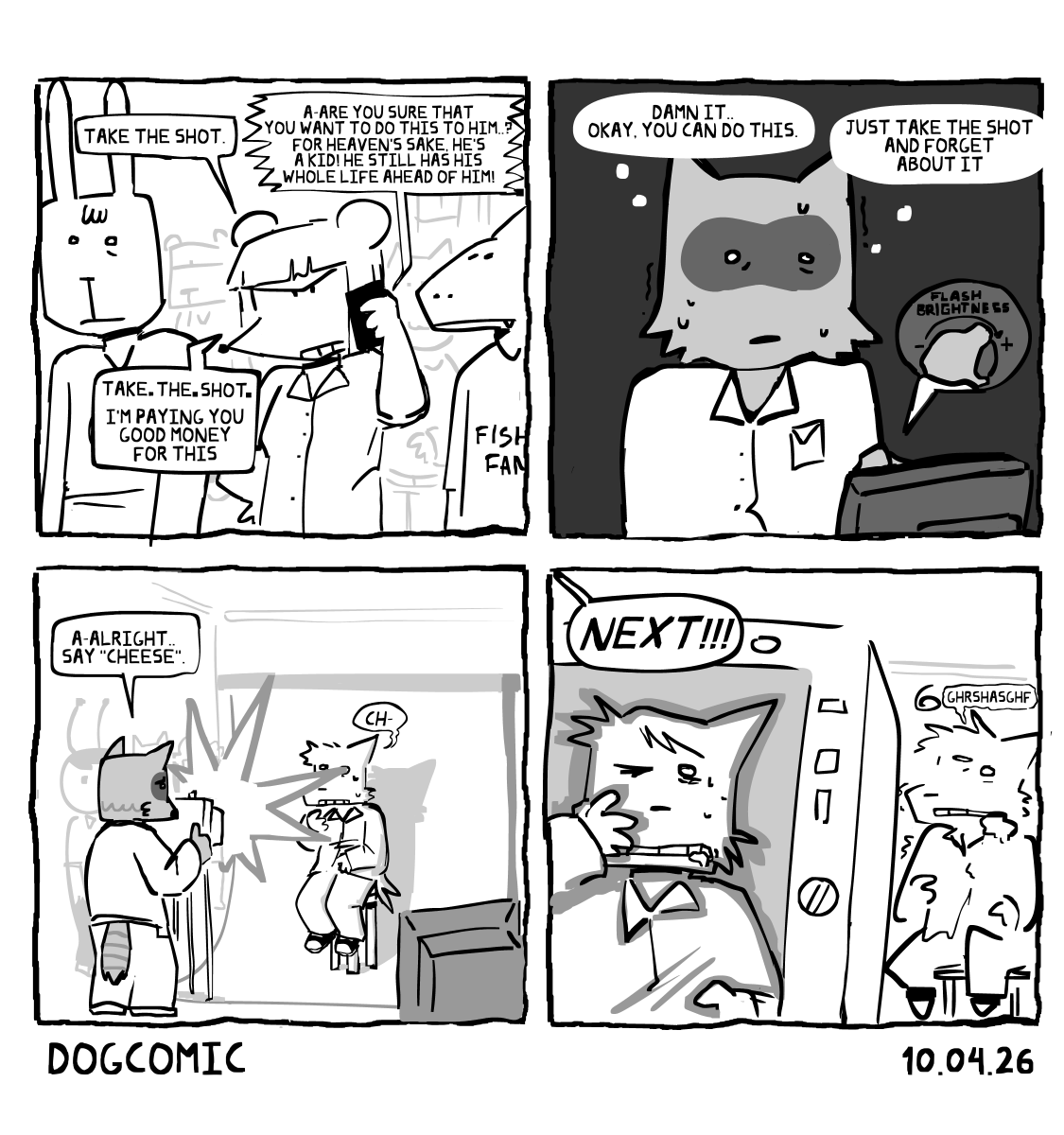 schmitherr's tweet image. dogcomic 34
school picture day pt 1