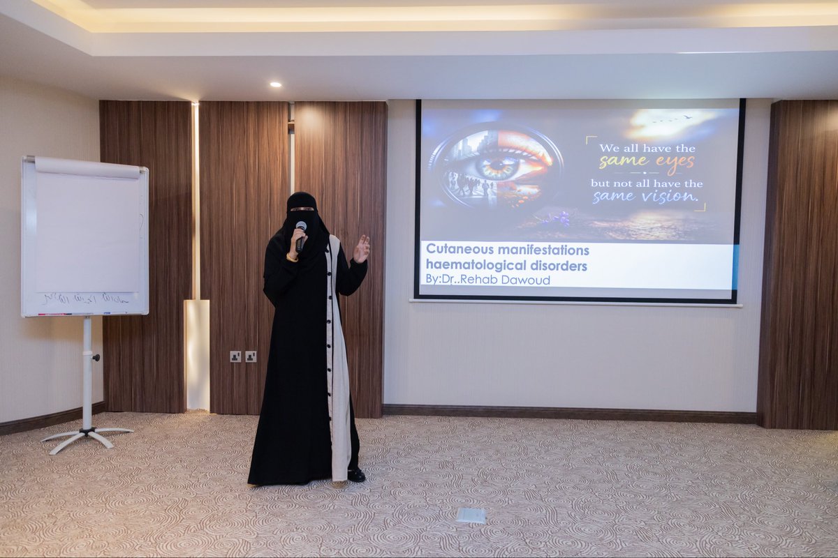QDermaClub's tweet photo. 📍Cutaneous haematological diseases with Dr Rehab Dawoud https://t.co/FbrtIOisdp