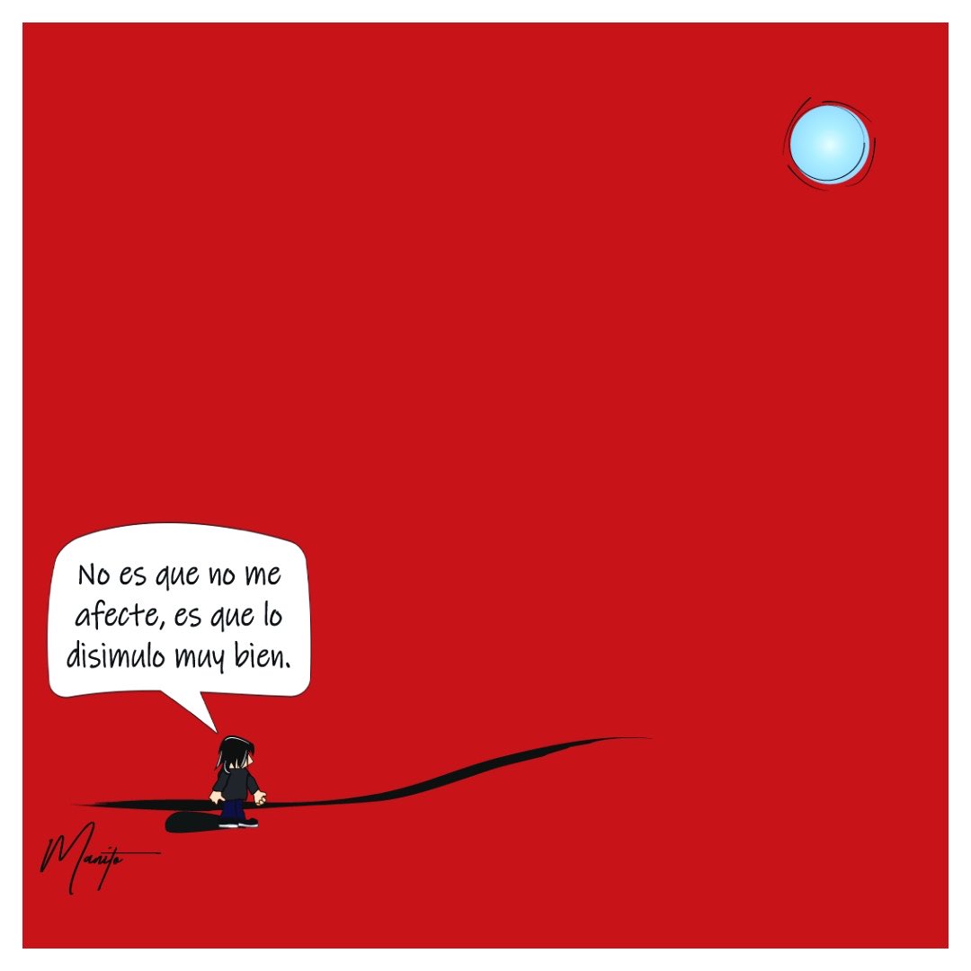 Lo disimulo muy bien 😉|•• #Manito