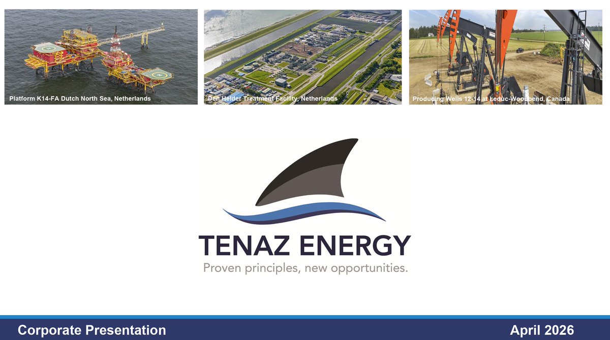 TenazEnergy's tweet photo. Tenaz Energy Corp. Updated April 2026 Corporate Presentation

https://t.co/8f3qUEaiFf https://t.co/g1oGnv2u9y