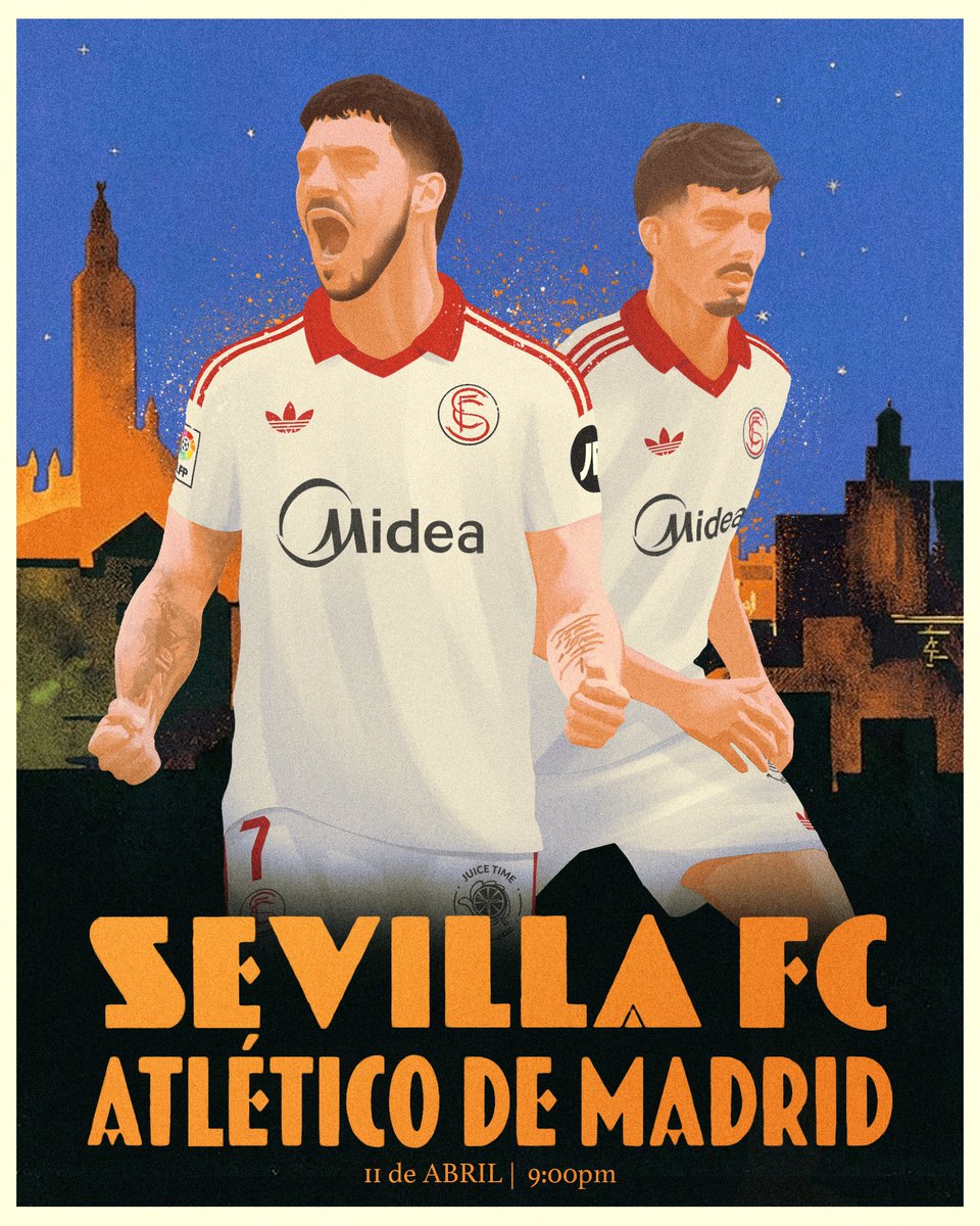 SevillaFC's tweet photo. 🏟️ ¡Todos juntos en una noche muy importante!

¡Vamos, Sevilla! 🤍❤️

#SevillaAtleti #WeareSevilla https://t.co/oJ9filDjll
