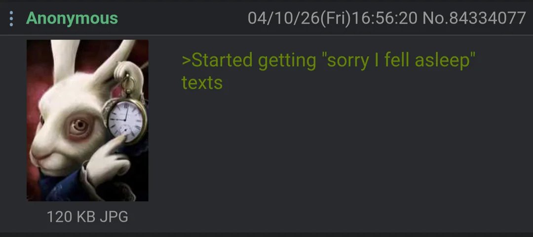 Greentext Poster tweet media