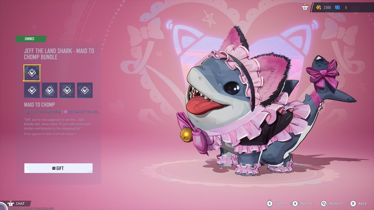 JinxedMojoarts's tweet photo. Did I really just spend $40 for the new Jeff and Deadpool maid outfits and twerk emotes in Marvel Rivals? Yes, yes I did. https://t.co/Qqc97eqKHi