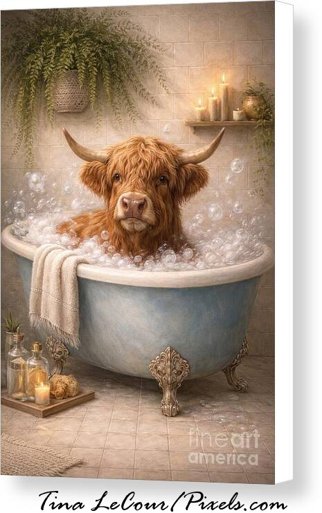 TinaLeCour's tweet image. Soaking Serenity...Available here...tina-lecour.pixels.com/featured/soaki…

#bath #cow #animaloftheday #animals #interiordecor #interiordesign #puzzle #wallartforsale #wallartpieces #artforsale