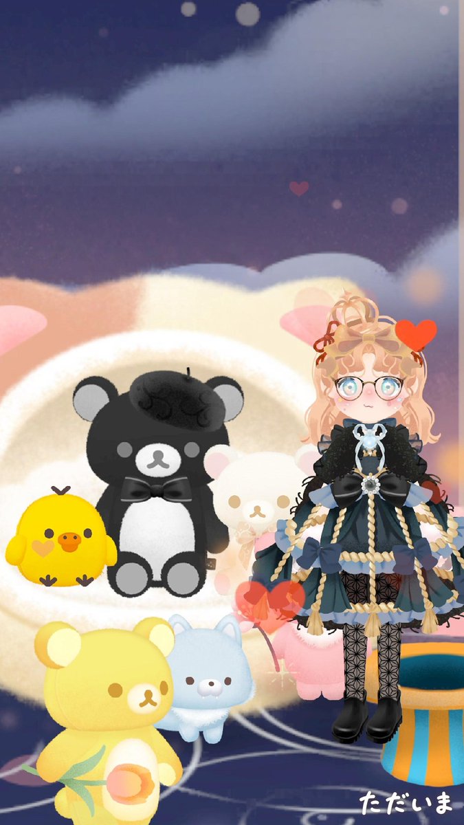 hemuice's tweet photo. #ただいまリラすみ #うちのぬいをみて #リラックマ #チャイロイコグマ #アオイコオオカミ
今回のガチャ服……普通に可愛い……嬉しい…… https://t.co/7CCZlkO9ro