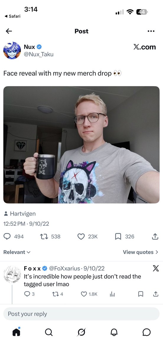 mistrexblair's tweet photo. @HeroOfO00 @Nux_Taku nux taku is a chi1d l0ving p3do. he sexually groomed me when i was in middle school and convinced me we were “dating” his name is tanner nanfito https://t.co/MCENwuw88p