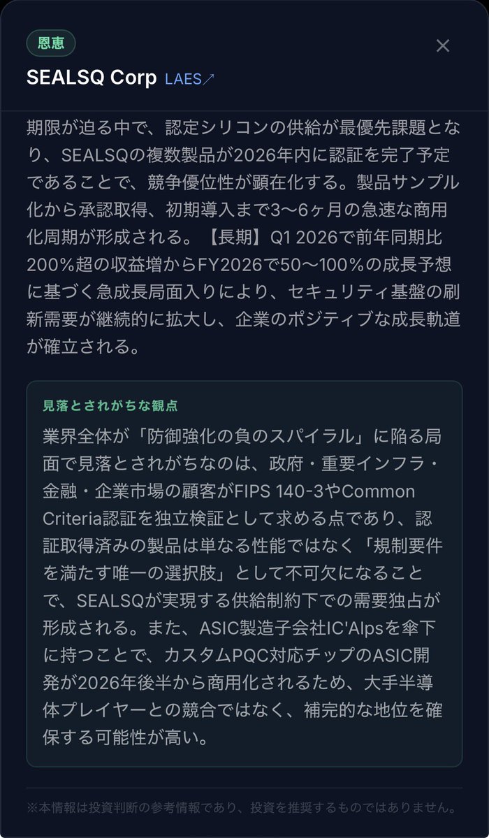 かぶてぃー| AI連想投資Chainvest tweet media