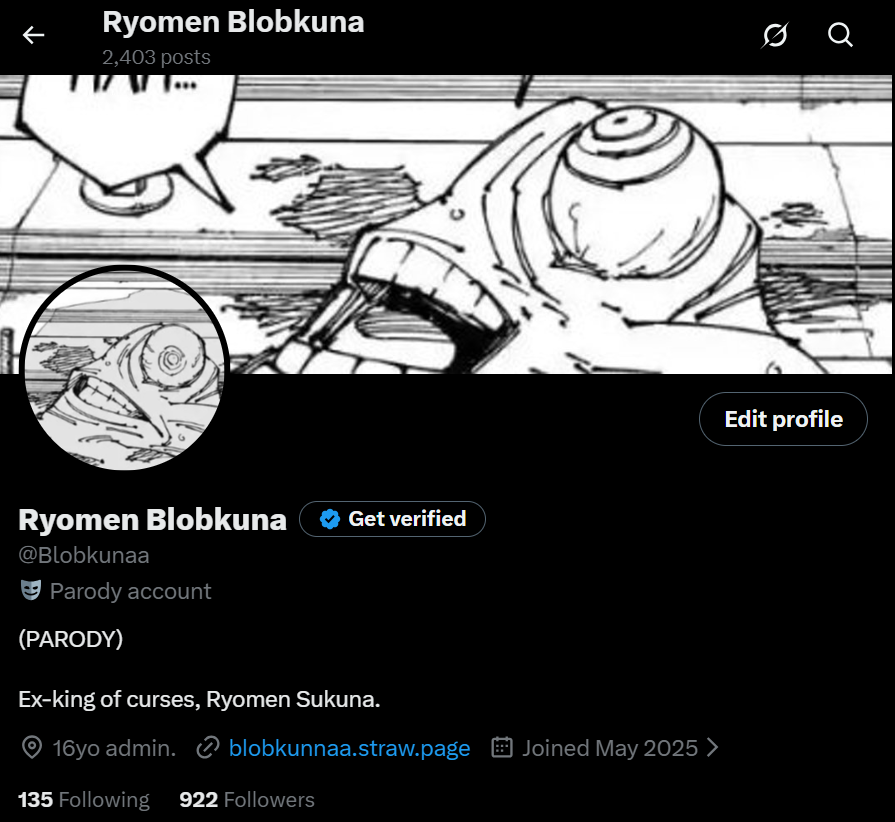Ryomen Blobkuna (@Blobkunaa) / Posts / X
