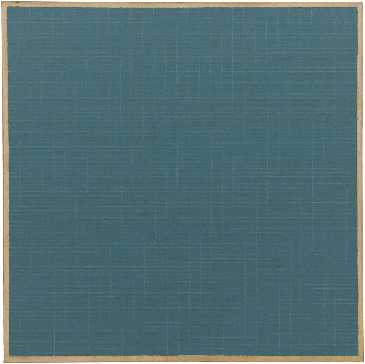 naticmartinez's tweet photo. 🔹Agnes Martin, Night Sea, 1963 https://t.co/K3LyQiqplU