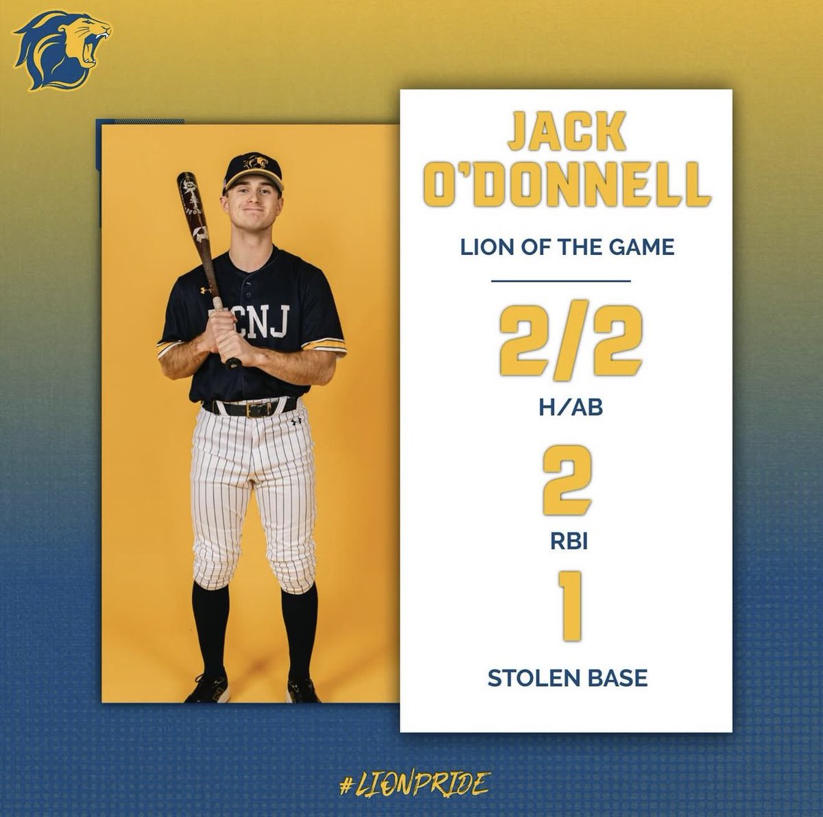 TCNJ BASEBALL tweet media
