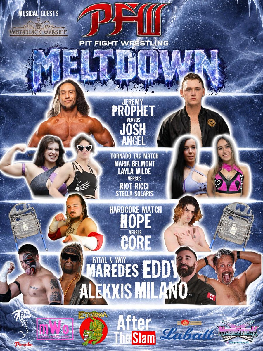PfwMtl's tweet photo. April 30th, @Piranha_Bar, let's do this!!
#wrestling #montreal https://t.co/5qPAPR48Ig