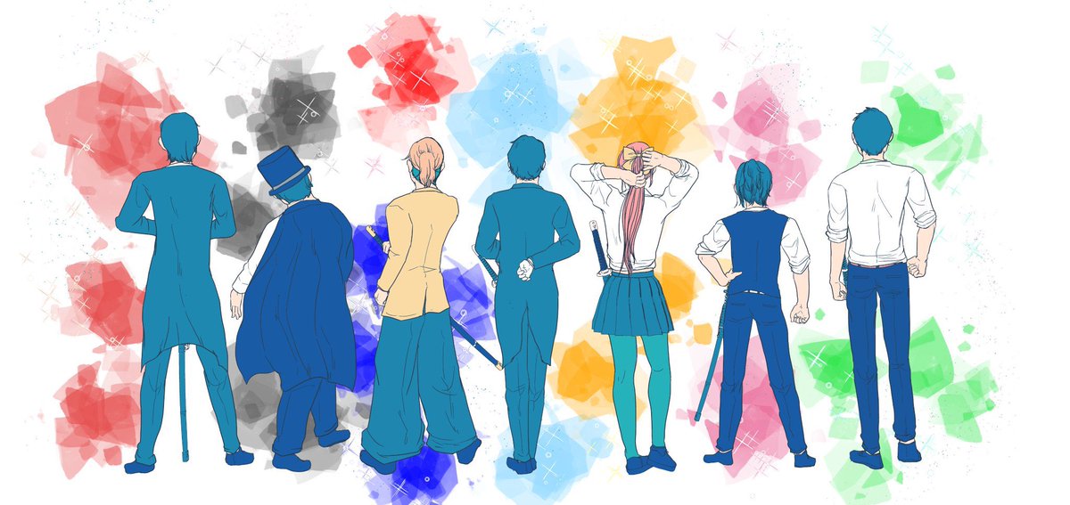 otome112233's tweet photo. 翌日からまた地下労働施設入りにつき……今年は描く時間が無いと思うので、過去絵再掲……🫠

🪄˚✩∗*ﾟ⋆｡˚✩｡˚✩˚✩∗*ﾟ⋆｡˚✩⋆｡˚✩🩵
守護星たち。たのしみだな~~~
頑張って~~~🙌🙌🙌
❤️🤍💙💚🧡🩵🩷❤️🖤 https://t.co/ZfSvzU8NSq
