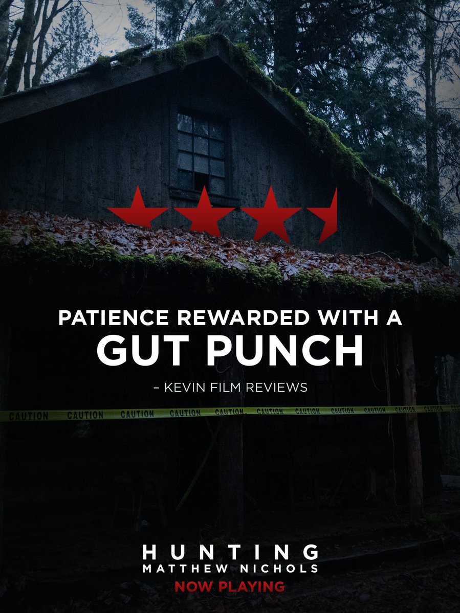 HMNmovie's tweet image. Don’t take our word for it… NOW PLAYING. #hmnjointhehunt #huntingmatthewnichols #movieoftheday
