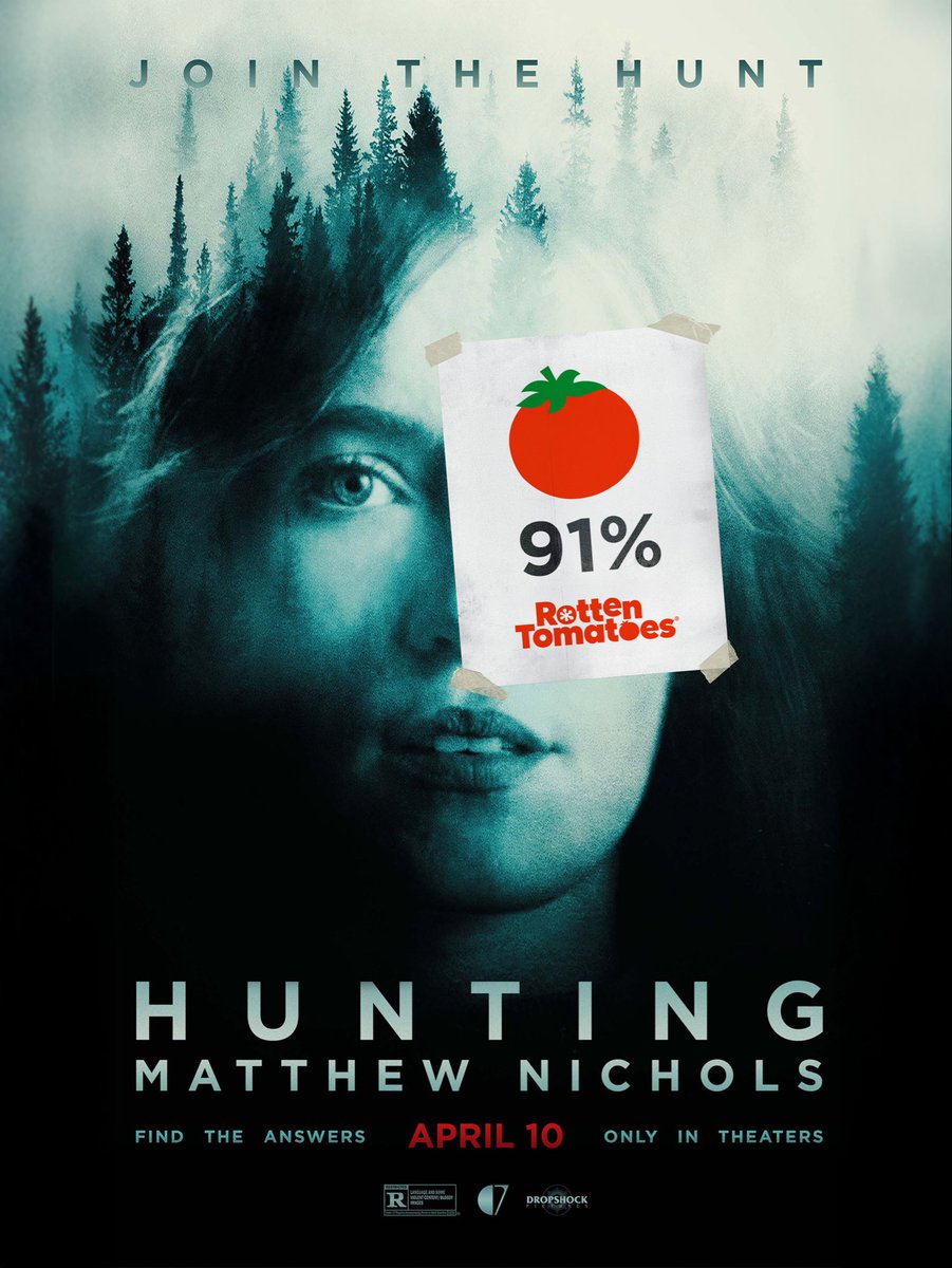 HMNmovie's tweet image. Don’t take our word for it… NOW PLAYING. #hmnjointhehunt #huntingmatthewnichols #movieoftheday