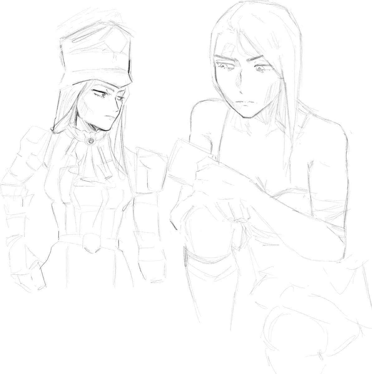 ibonetalks's tweet photo. Some sketches of jinx and Caitlyn https://t.co/NRzI7UuhEs
