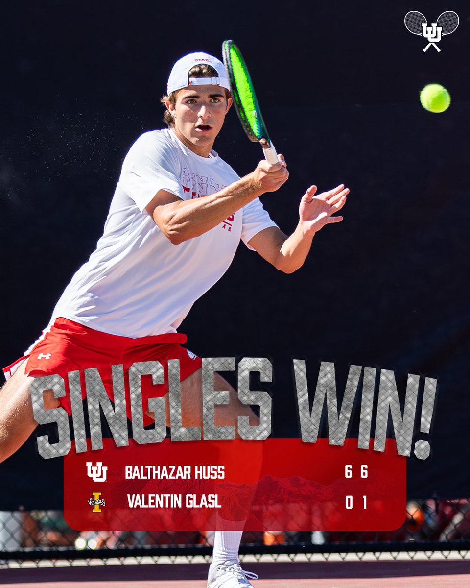 UtahTennis's tweet photo. BALTHAZAR HUSS !!

#GoUtes https://t.co/m9yEkwmEHO