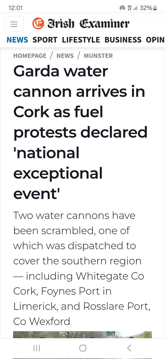 pat78297373's tweet photo. A peaceful protest utterly appalling!
#FuelPrices #IrelandRising #CostOfLiving #Ireland #EU #FuelCrisis #PeoplePower
#CommonPurpose https://t.co/Hbtwkm3nQd