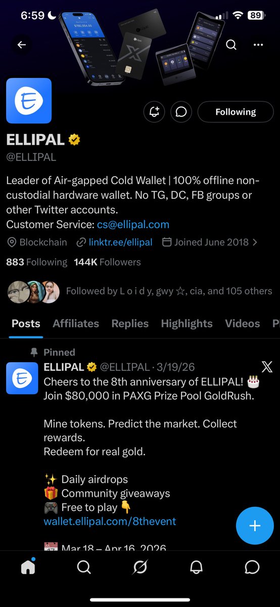 rosxzee's tweet photo. @ELLIPAL @puffer_finance Happy 8th Anniversary, @ELLIPAL! Thank you for keeping our assets safe and secure for nearly a decade. Here’s to many more years of innovation alongside @puffer_finance! 🤍💙

 #ELLIPAL8th #Giveaway #Crypto #Web3 https://t.co/HukJZ2uLeK