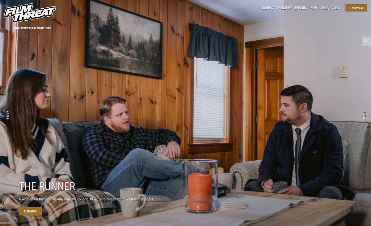 FilmThreat's tweet image. “As they look at the picture, an uneasiness fills the air.” Alan Ng is compelled by The Runner.
filmthreat.com/reviews/the-ru… #SupportIndieFilm #TheRunner #Short #Thriller