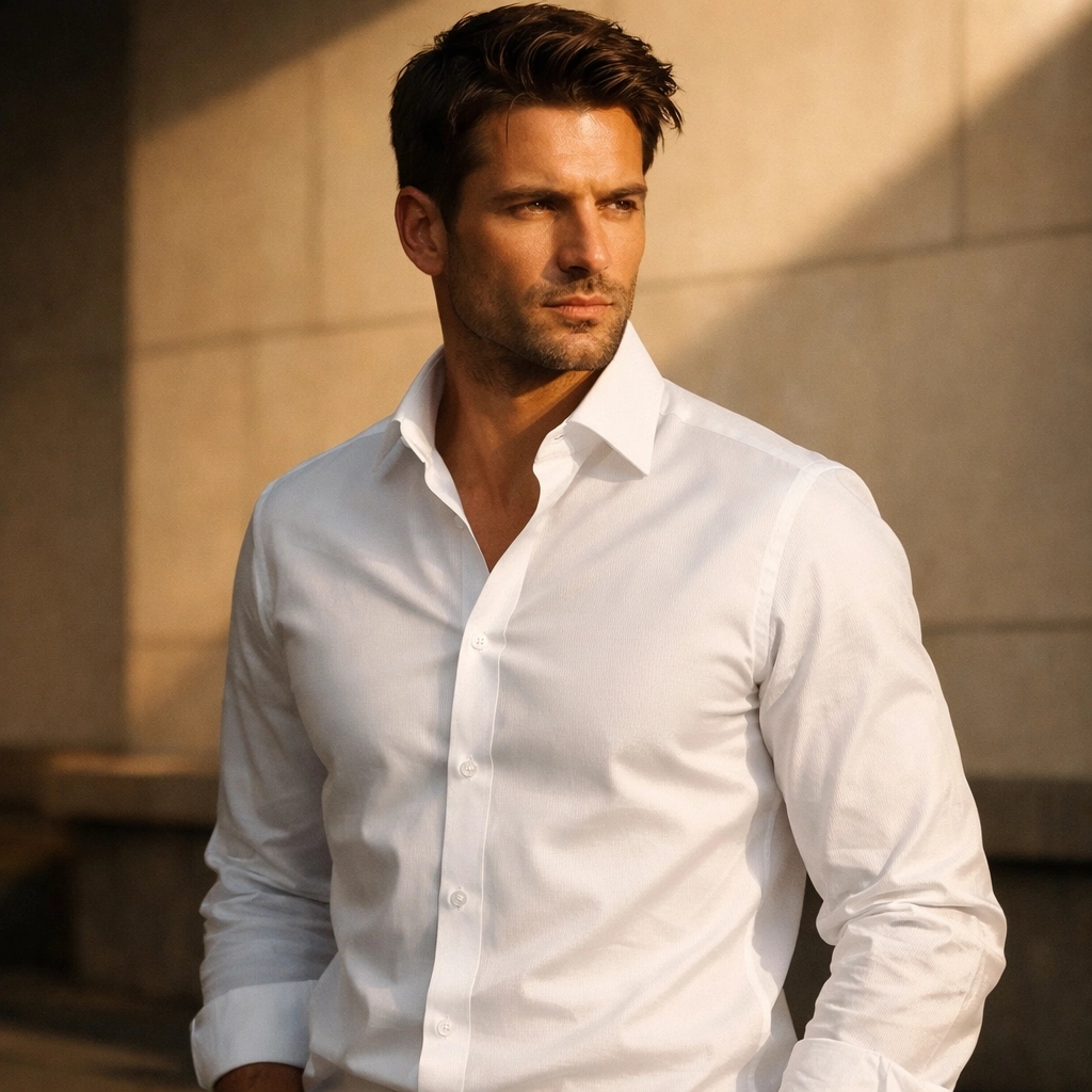 men_mode's tweet image. Every man needs a flawless white dress shirt. It’s the foundation of every great outfit. Ours offers premium cotton and a tailored fit at a fair price.

The essential white shirt: lamodemensclothing.com

#WardrobeEssentials #CleanStyle #LaModeMens