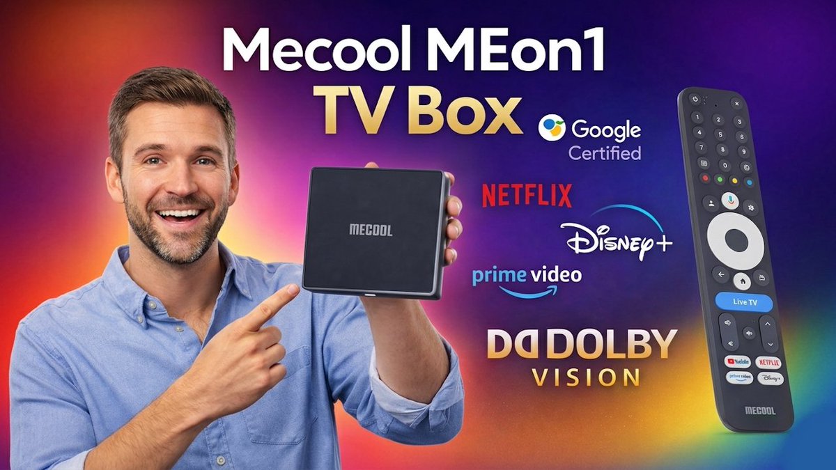 tvboxstop1's tweet photo. Mecool MEon1 Netflix ESN TV Box - Amlogic S905X5M 2.5GHz CPU https://t.co/VKjkHaR2b5 via @YouTube https://t.co/66hMMPnBHn