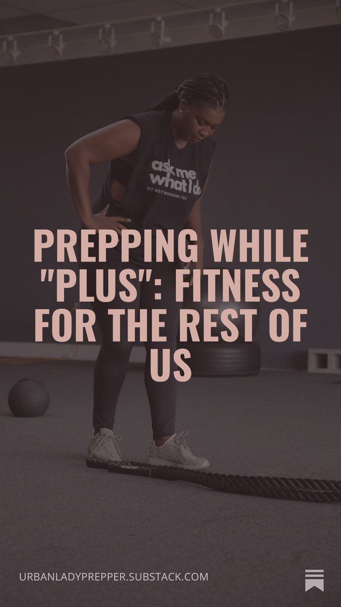 urbanldyprepper's tweet image. Your health is your wealth, and I'm not going to act like I don't have my struggles! Here is a personal glimpse into my experience, and discovering that maybe you don't have to be Lara Croft to survive.
open.substack.com/.../prepping-w…...

#urbanladyprepper #prepping #prepper #women