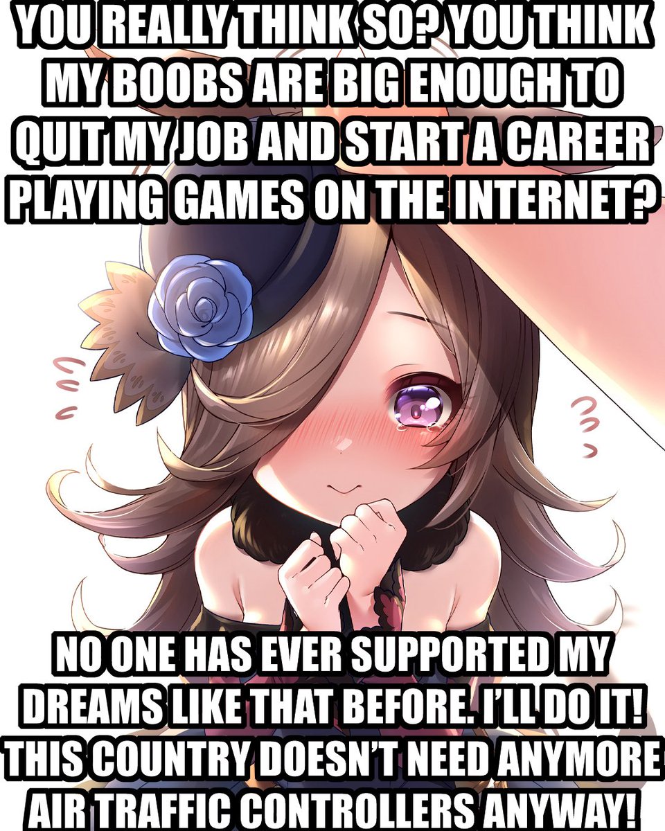 I write words on anime girl pictures tweet media