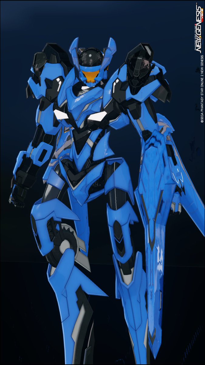 ブレイヴ指揮官用試験機の再現更新
キャストの頭もっと小さくしたいです
 #PSO2NGS
 #メンテの日じゃないけどssを貼る