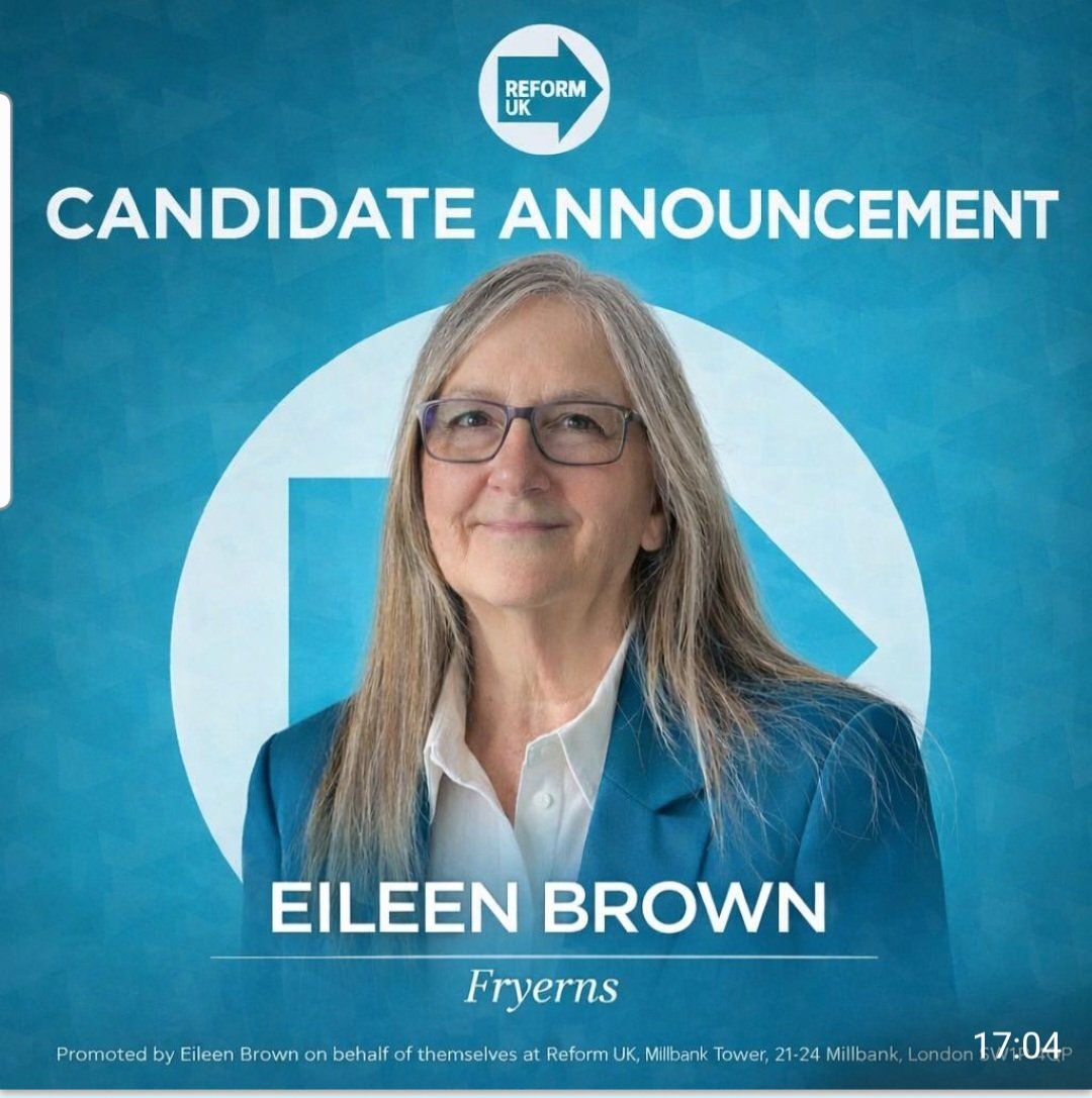 EileenBrown2007's tweet image. Pleased to announce my candidacy for Basildon &amp;amp; Billericay, Fryerns ward