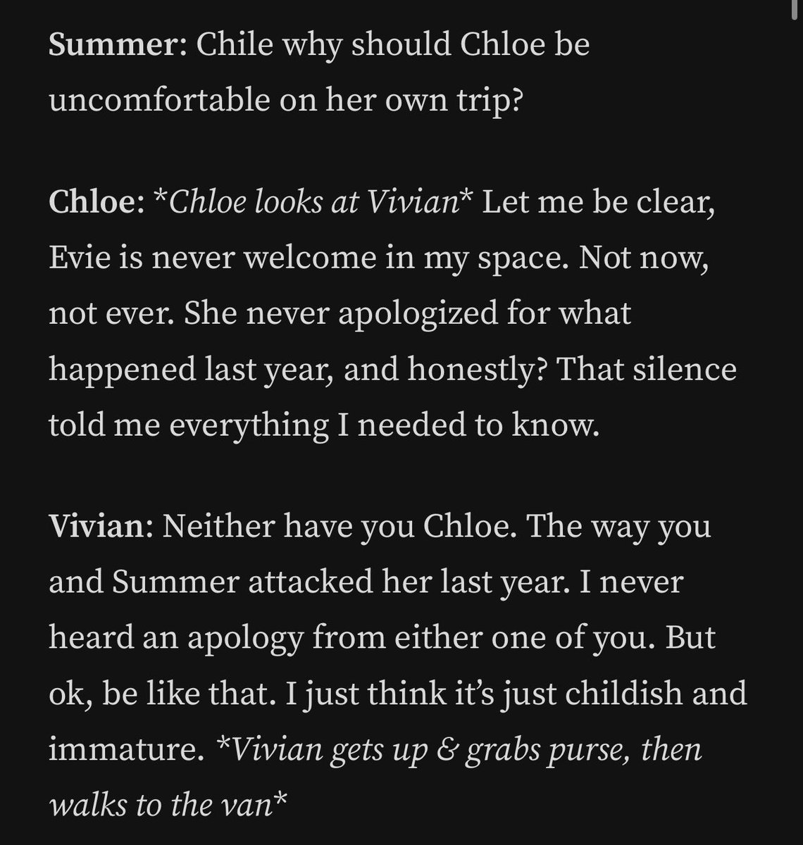 Oh… so now I’m childish? <a href="/RealVivianC/">Vivian Chang-Lin</a> , let’s not rewrite history. I don’t apologize for defending myself ever. And as for <a href="/IIEvieWhitmore/">Evie Whitmore</a> , silence speaks volumes. I heard her loud and clear. This is my space, my rules. #RHOTM #SaintBarts #StandOnIt